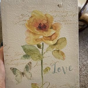 floral wall art! pastels and pretty.